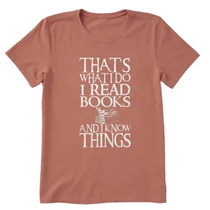 Pagewings That's What I Do I Read Books And I Know Things Unisex Classic T-shirt