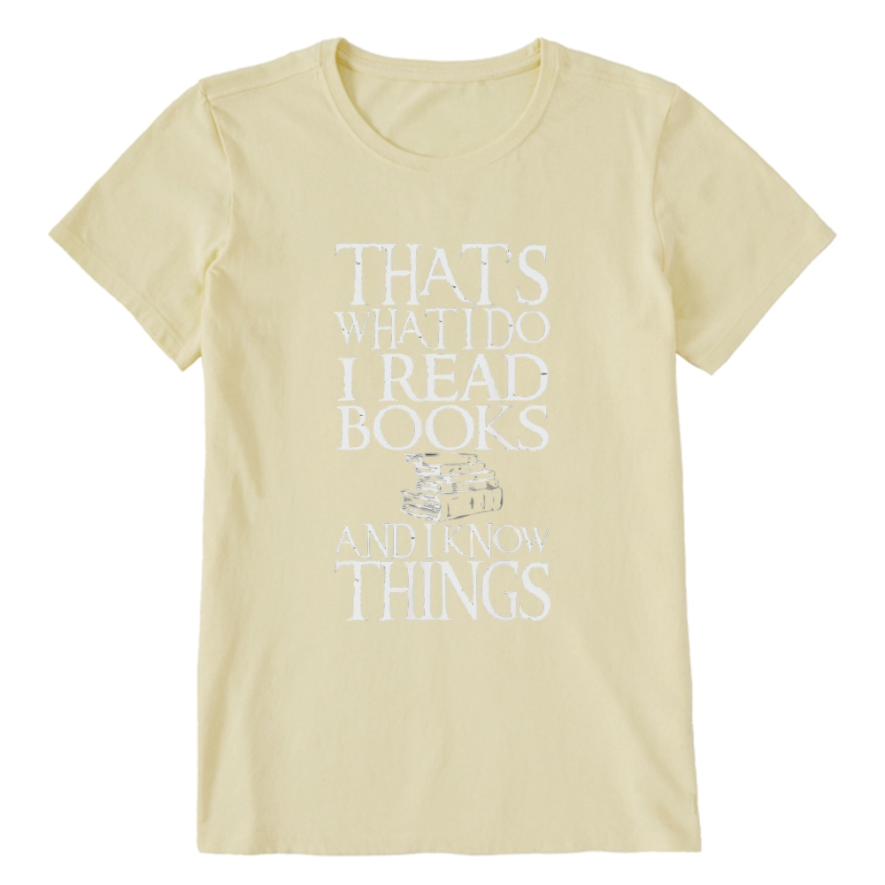 Pagewings That's What I Do I Read Books And I Know Things Unisex Classic T-shirt