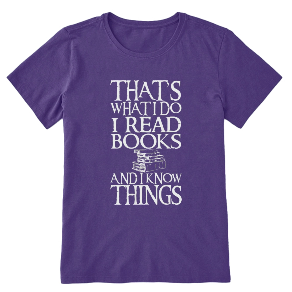 Pagewings That's What I Do I Read Books And I Know Things Unisex Classic T-shirt