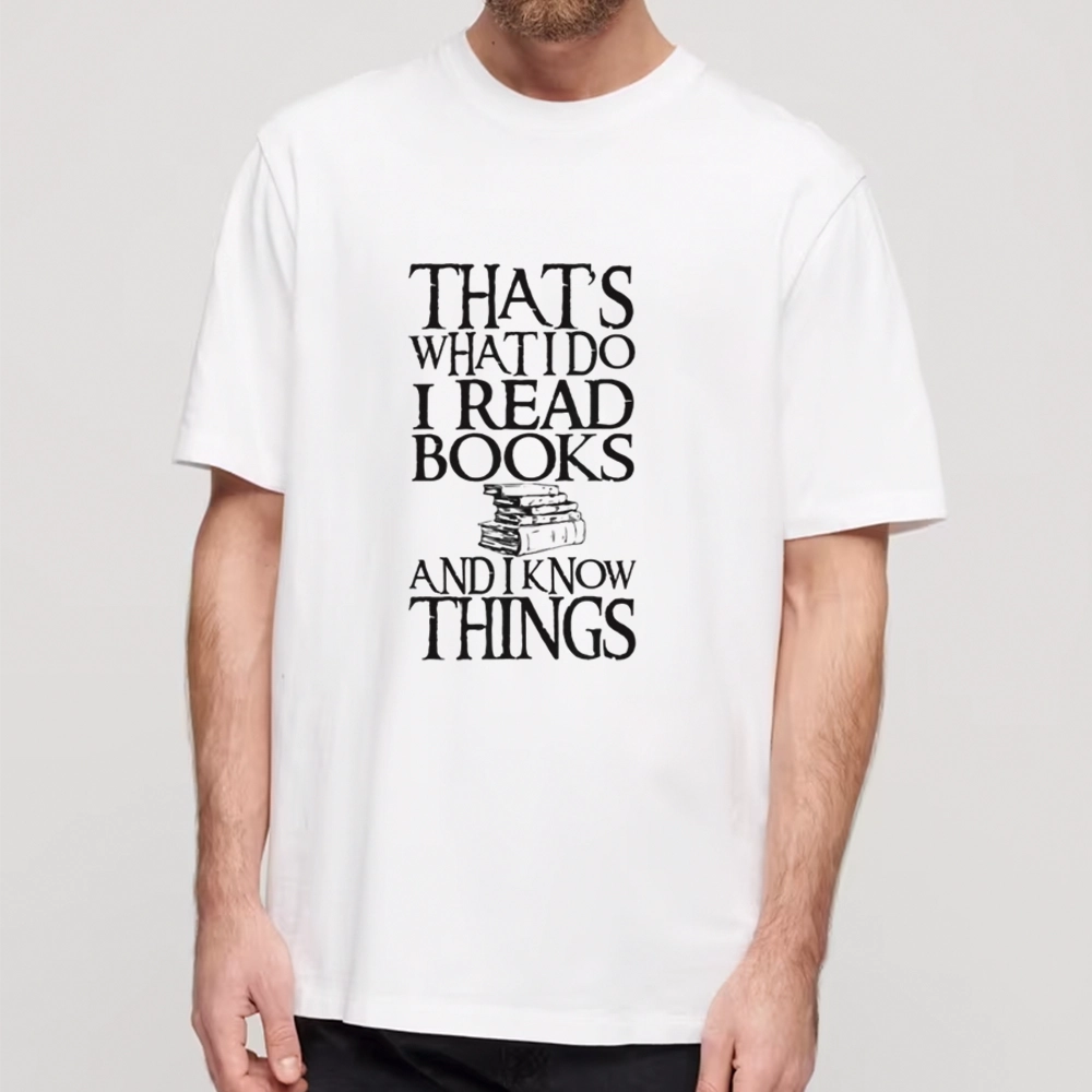 Pagewings That's What I Do I Read Books And I Know Things Unisex Classic T-shirt