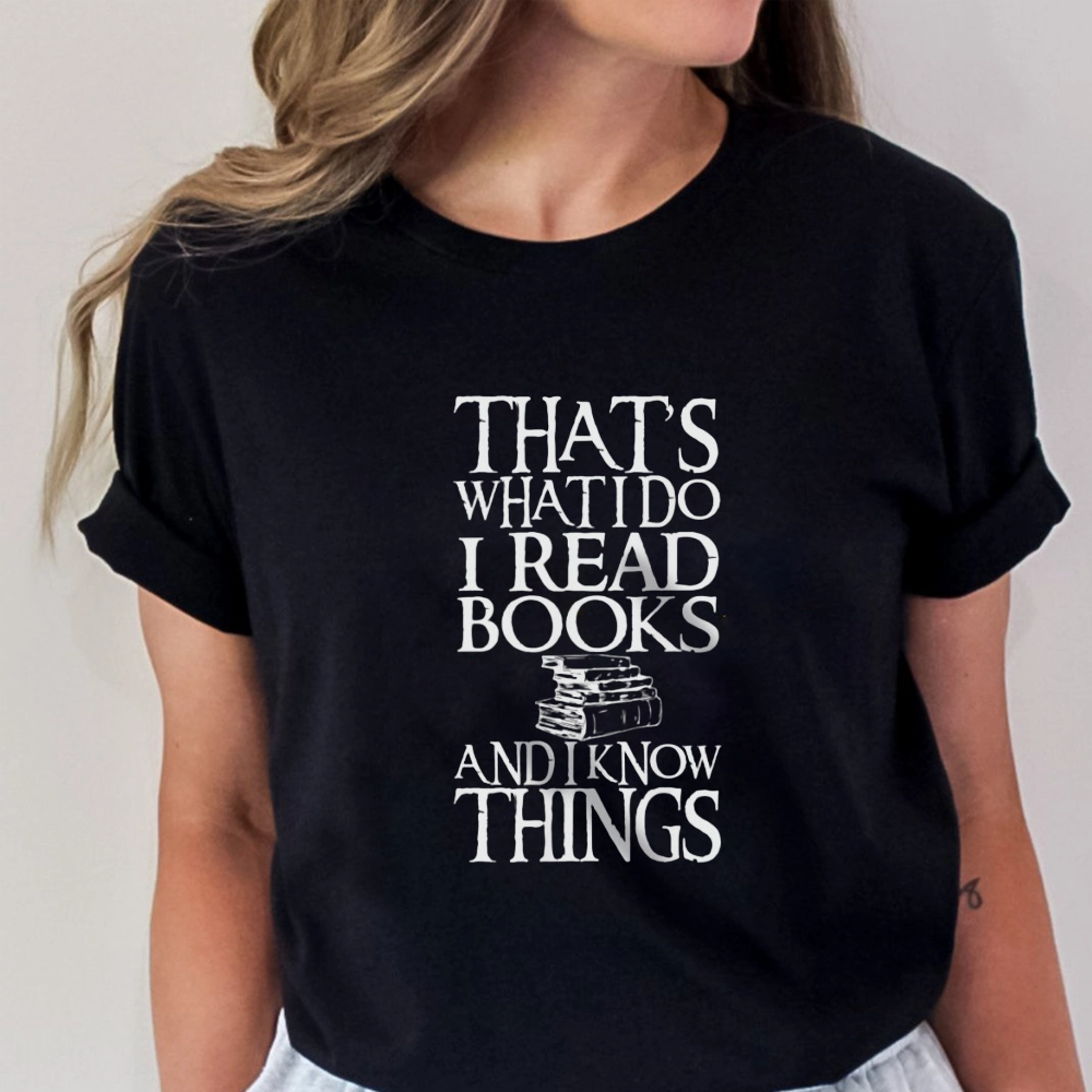 Pagewings That's What I Do I Read Books And I Know Things Unisex Classic T-shirt
