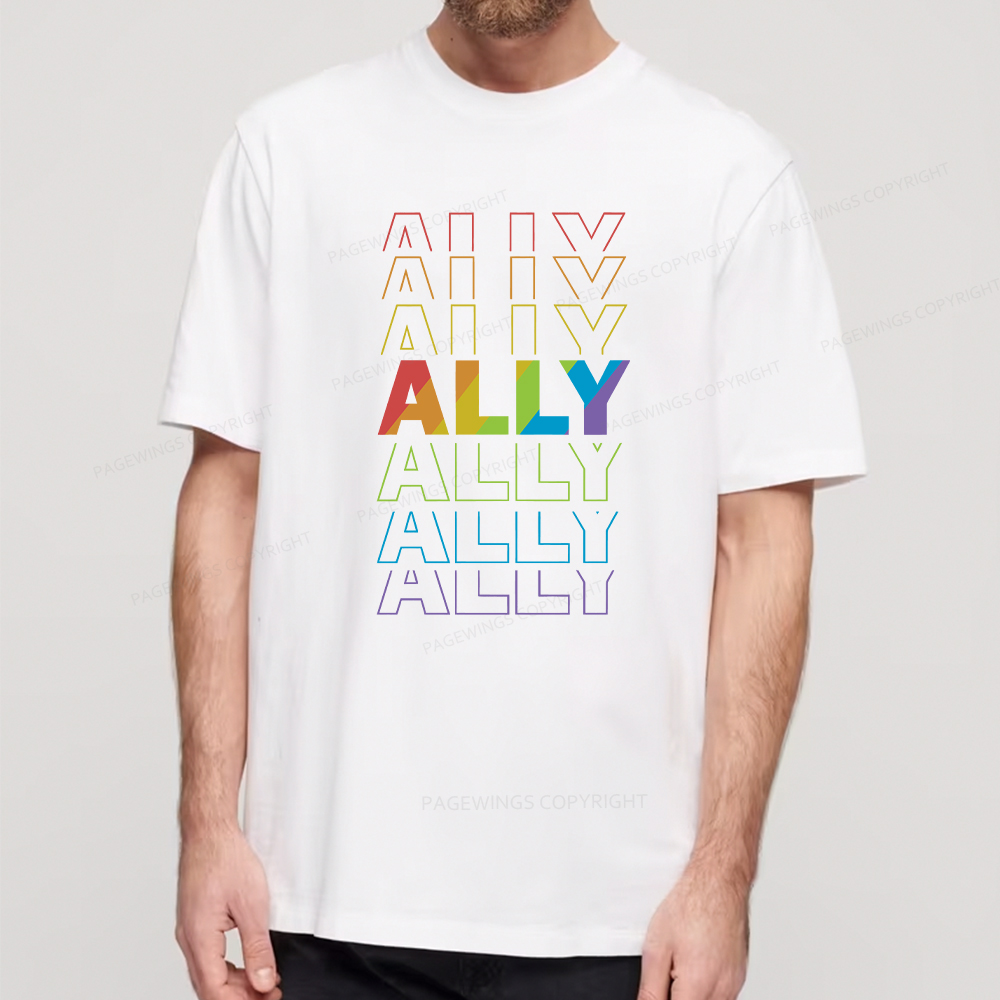 Pagewings LGBTQ Ally Unisex Classic T-shirt