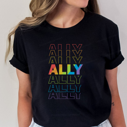 Pagewings LGBTQ Ally Unisex Classic T-shirt
