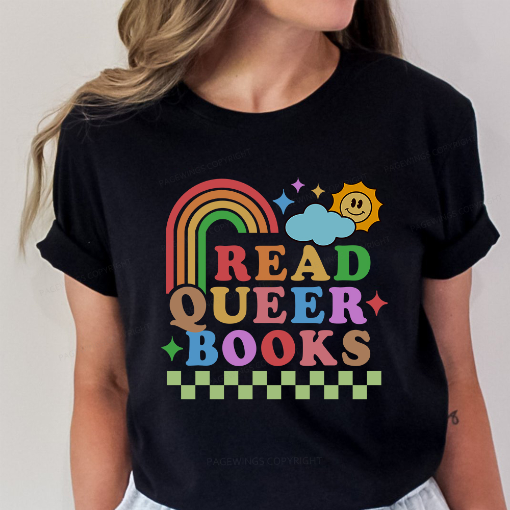 Pagewings Read Queer Books Unisex Classic T-shirt