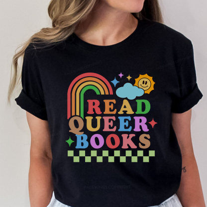 Pagewings Read Queer Books Unisex Classic T-shirt