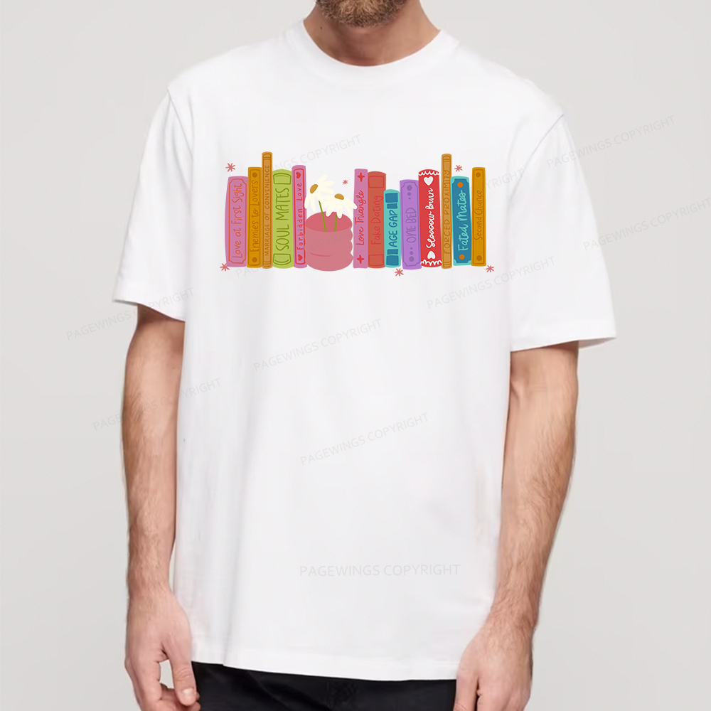 Pagewings Romance Book Tropes Unisex Classic T-shirt