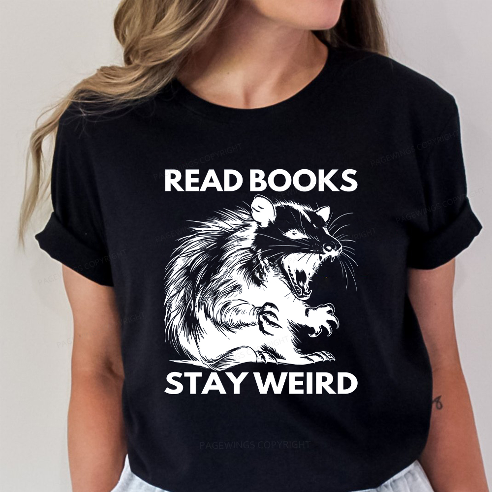 Pagewings Read Books Stay Weird Unisex Classic T-shirt