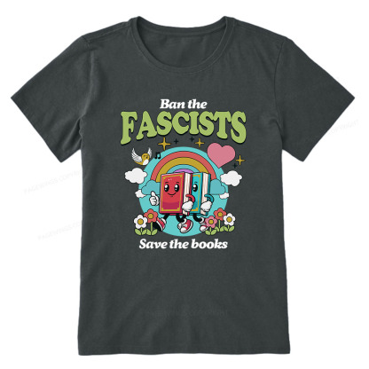Pagewings Ban the Fascists Save the Books Unisex Classic T-shirt