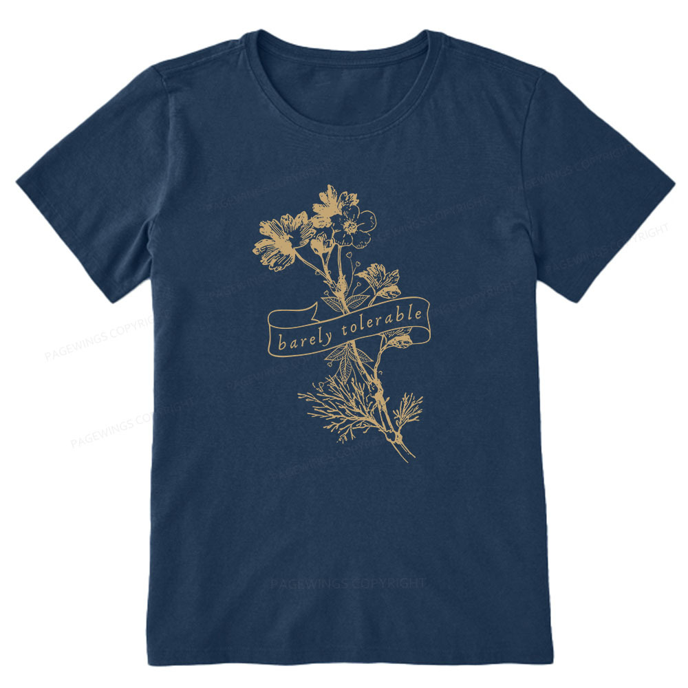 Pagewings Barely Tolerable Unisex Classic T-shirt