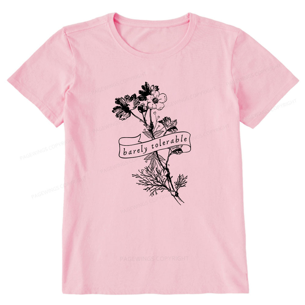 Pagewings Barely Tolerable Unisex Classic T-shirt