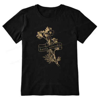 Pagewings Barely Tolerable Unisex Classic T-shirt