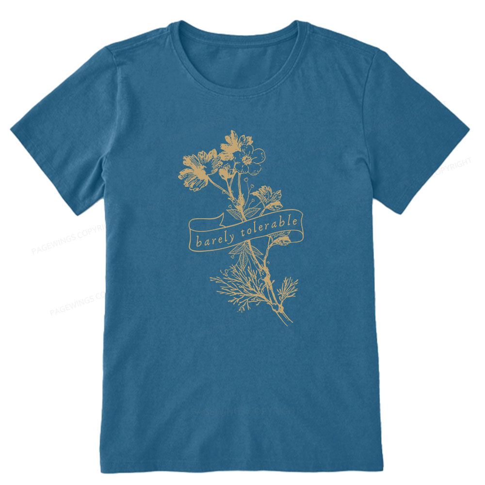 Pagewings Barely Tolerable Unisex Classic T-shirt