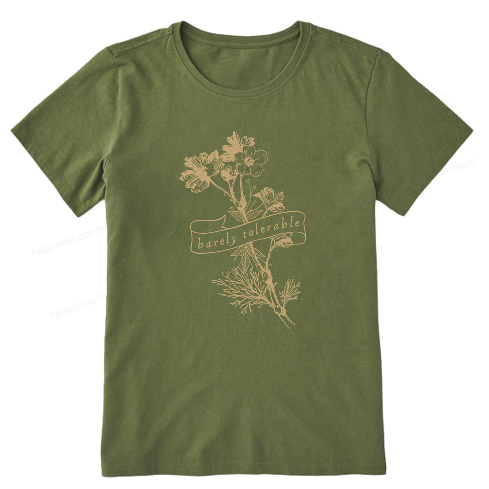 Pagewings Barely Tolerable Unisex Classic T-shirt