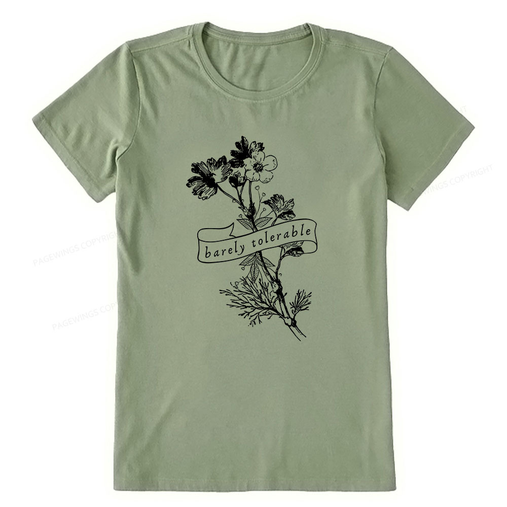 Pagewings Barely Tolerable Unisex Classic T-shirt