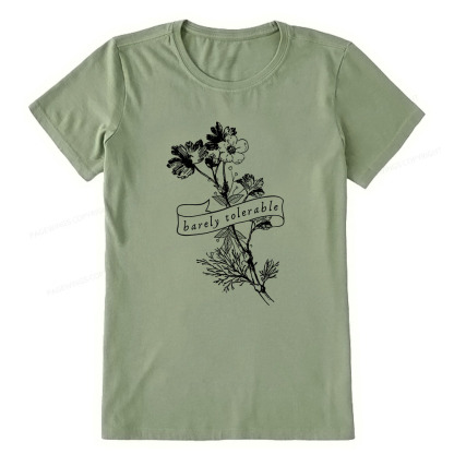 Pagewings Barely Tolerable Unisex Classic T-shirt