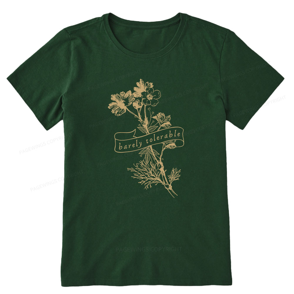 Pagewings Barely Tolerable Unisex Classic T-shirt
