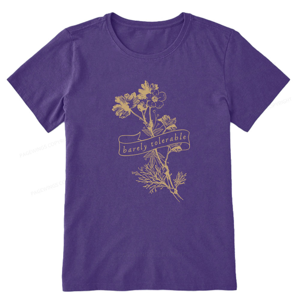 Pagewings Barely Tolerable Unisex Classic T-shirt