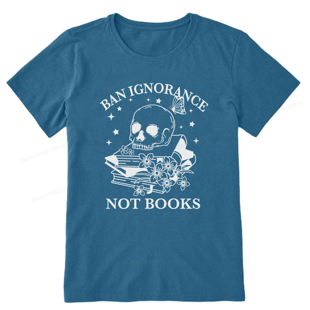 Pagewings Ban Lgnorance Not Books Unisex Classic T-shirt