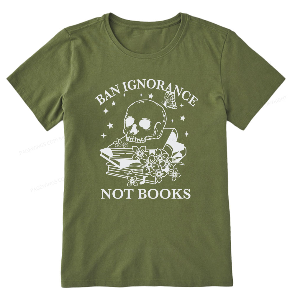Pagewings Ban Lgnorance Not Books Unisex Classic T-shirt