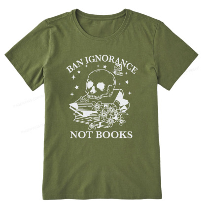 Pagewings Ban Lgnorance Not Books Unisex Classic T-shirt