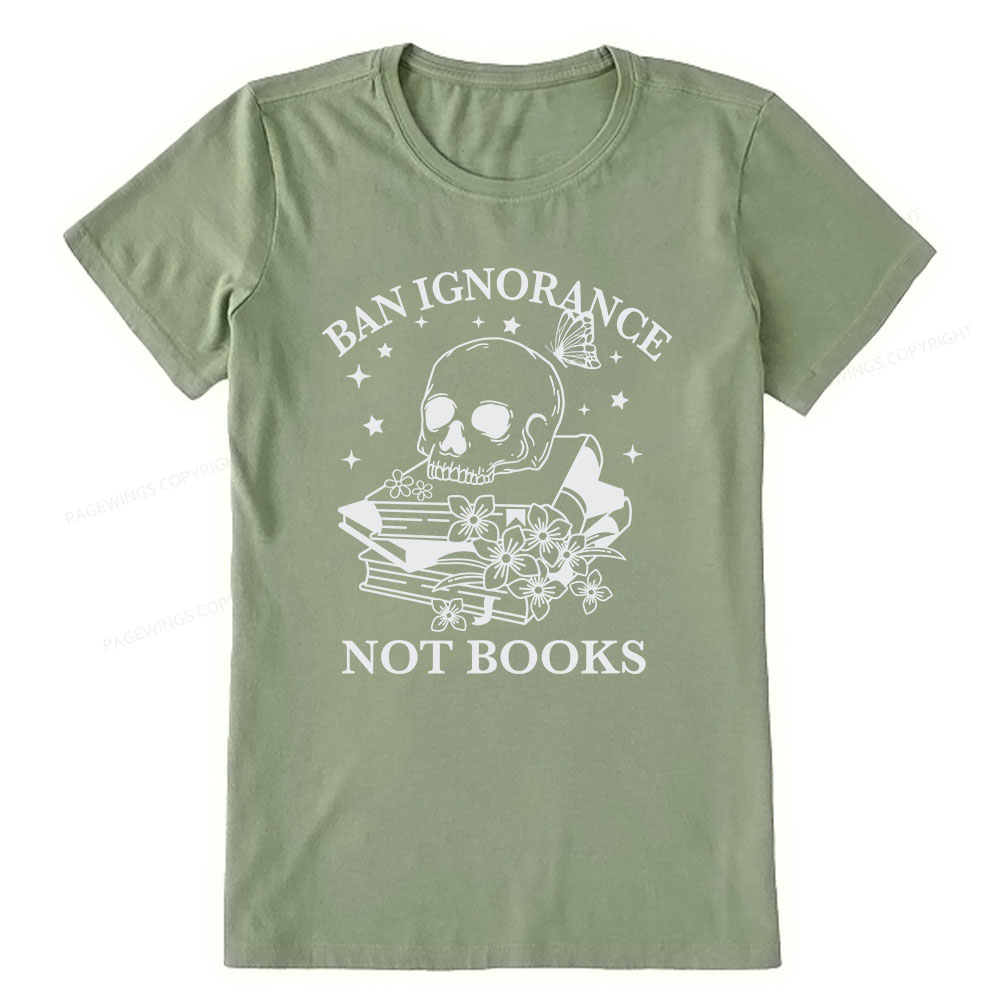 Pagewings Ban Lgnorance Not Books Unisex Classic T-shirt