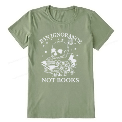 Pagewings Ban Lgnorance Not Books Unisex Classic T-shirt