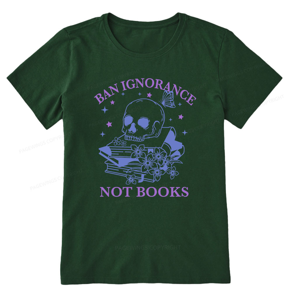 Pagewings Ban Lgnorance Not Books Unisex Classic T-shirt