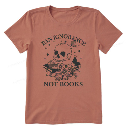 Pagewings Ban Lgnorance Not Books Unisex Classic T-shirt