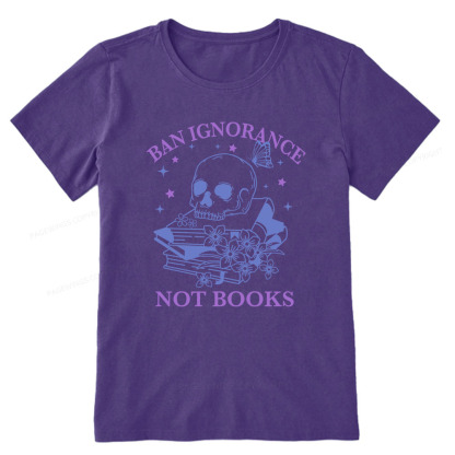 Pagewings Ban Lgnorance Not Books Unisex Classic T-shirt