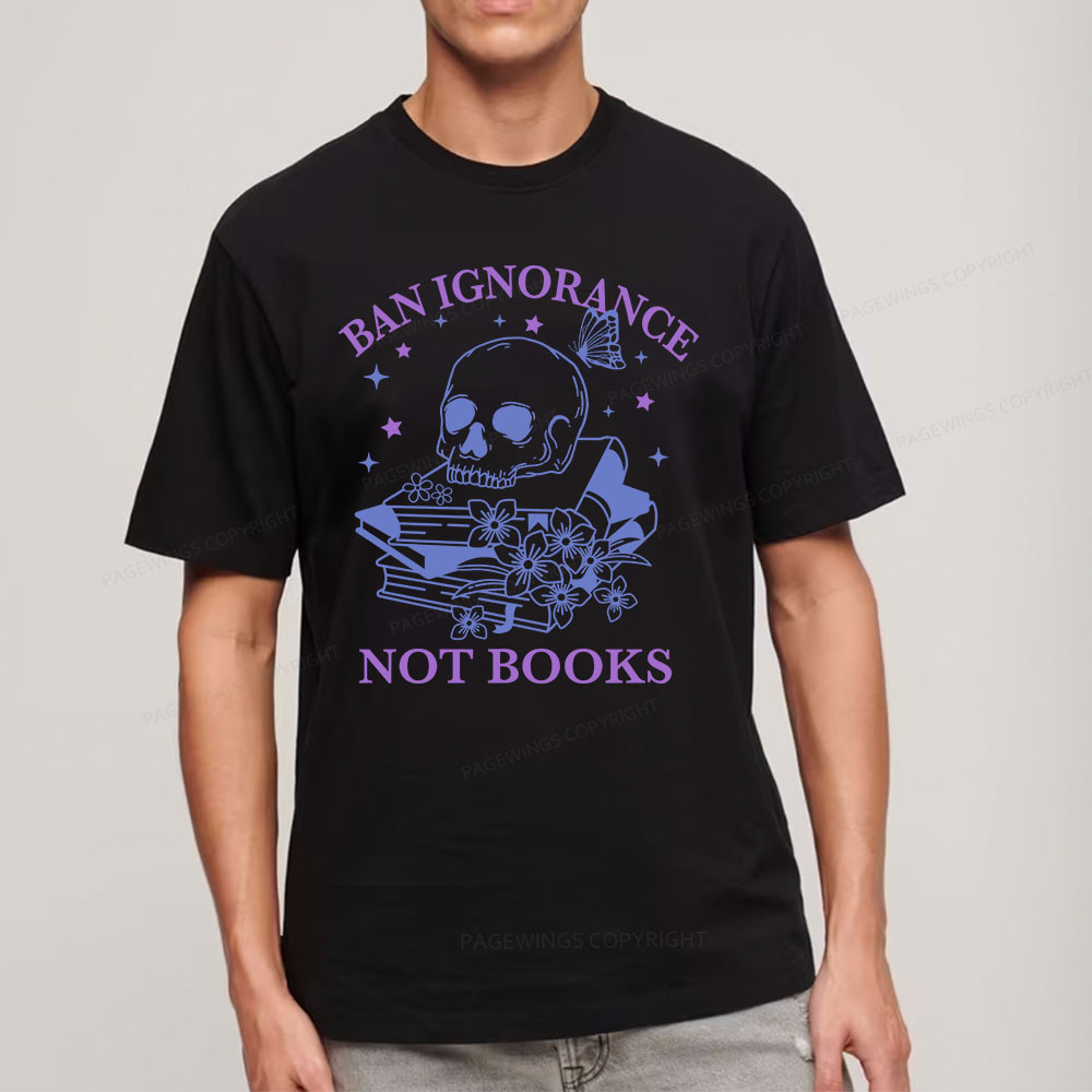 Pagewings Ban Lgnorance Not Books Unisex Classic T-shirt