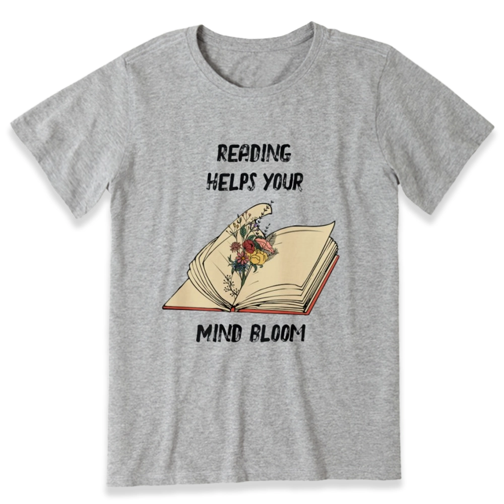 Pagewings Personalised Vintage Reading Book Wild Flowers Unisex Classic T-shirt