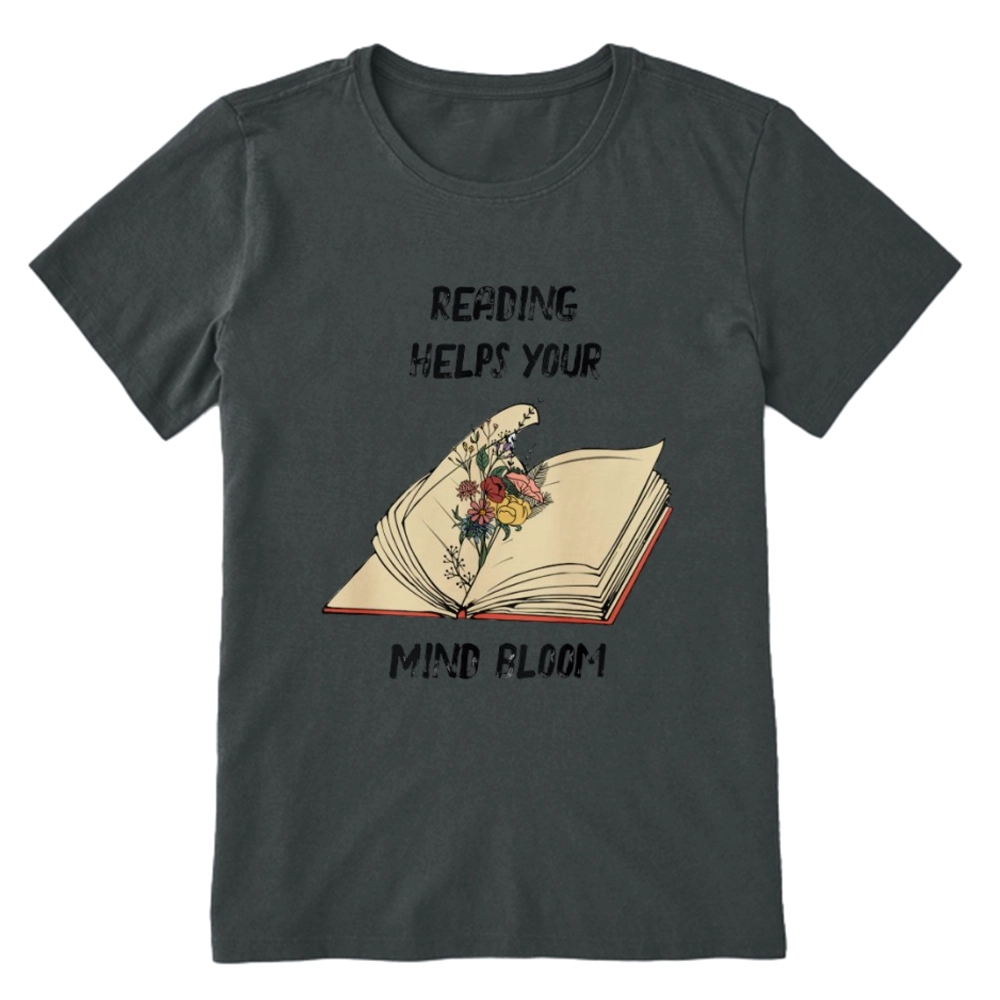 Pagewings Personalised Vintage Reading Book Wild Flowers Unisex Classic T-shirt