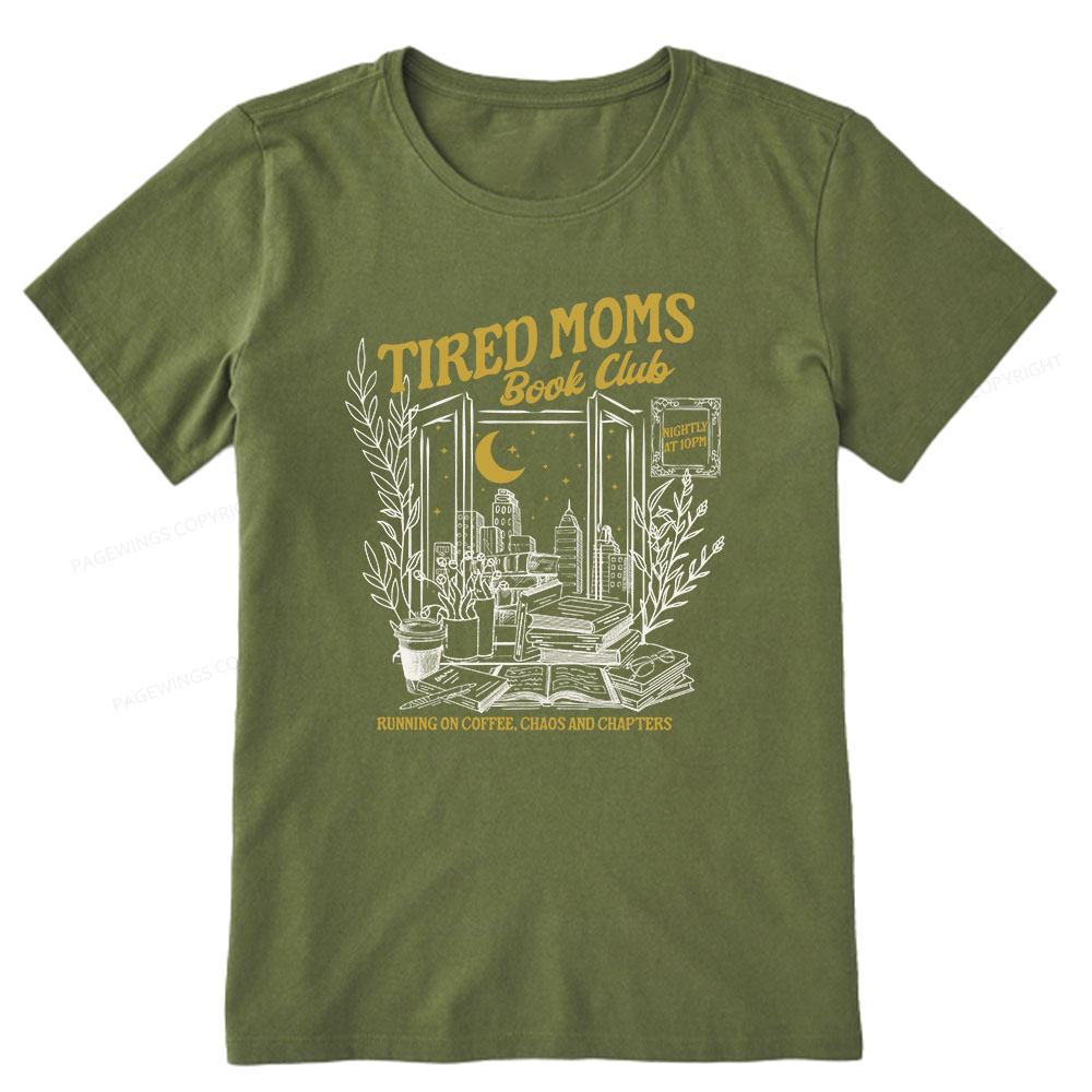 Pagewings Tired Moms Book Club Unisex Classic T-shirt