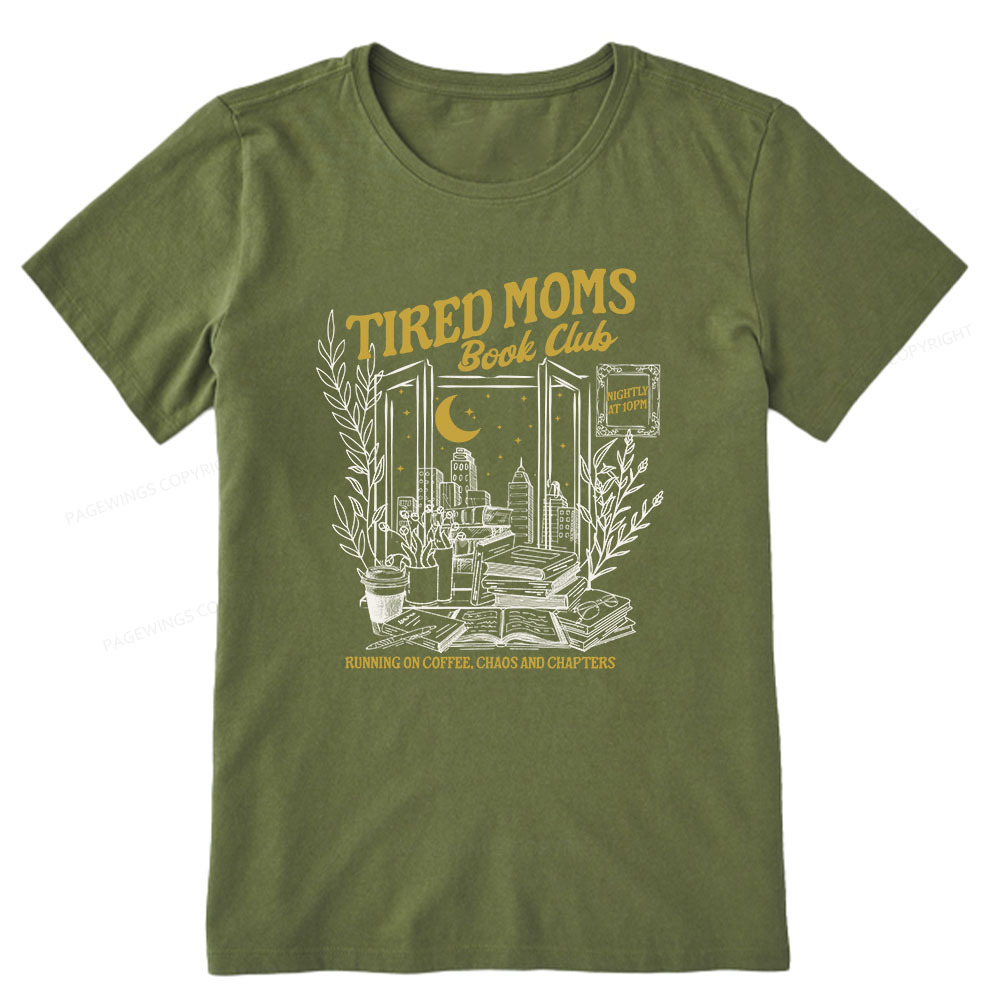 Pagewings Tired Moms Book Club Unisex Classic T-shirt