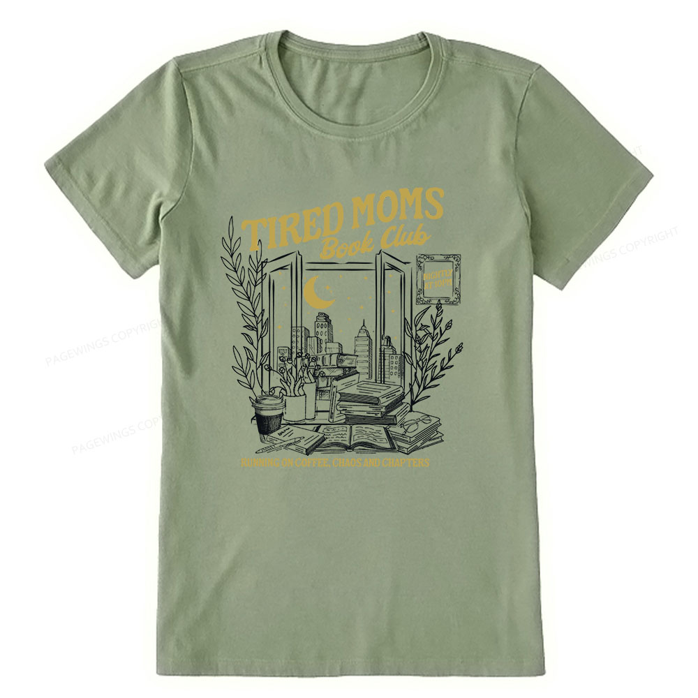 Pagewings Tired Moms Book Club Unisex Classic T-shirt