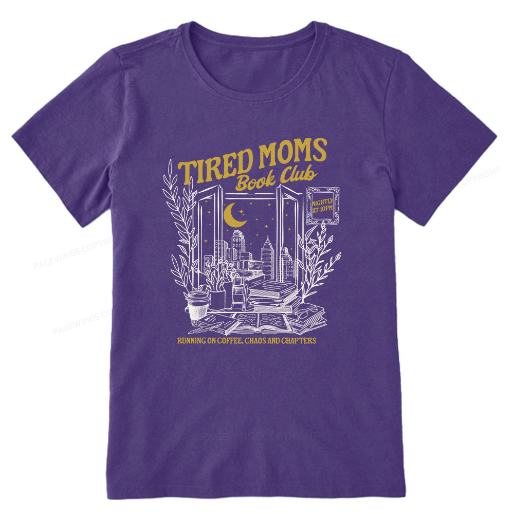 Pagewings Tired Moms Book Club Unisex Classic T-shirt