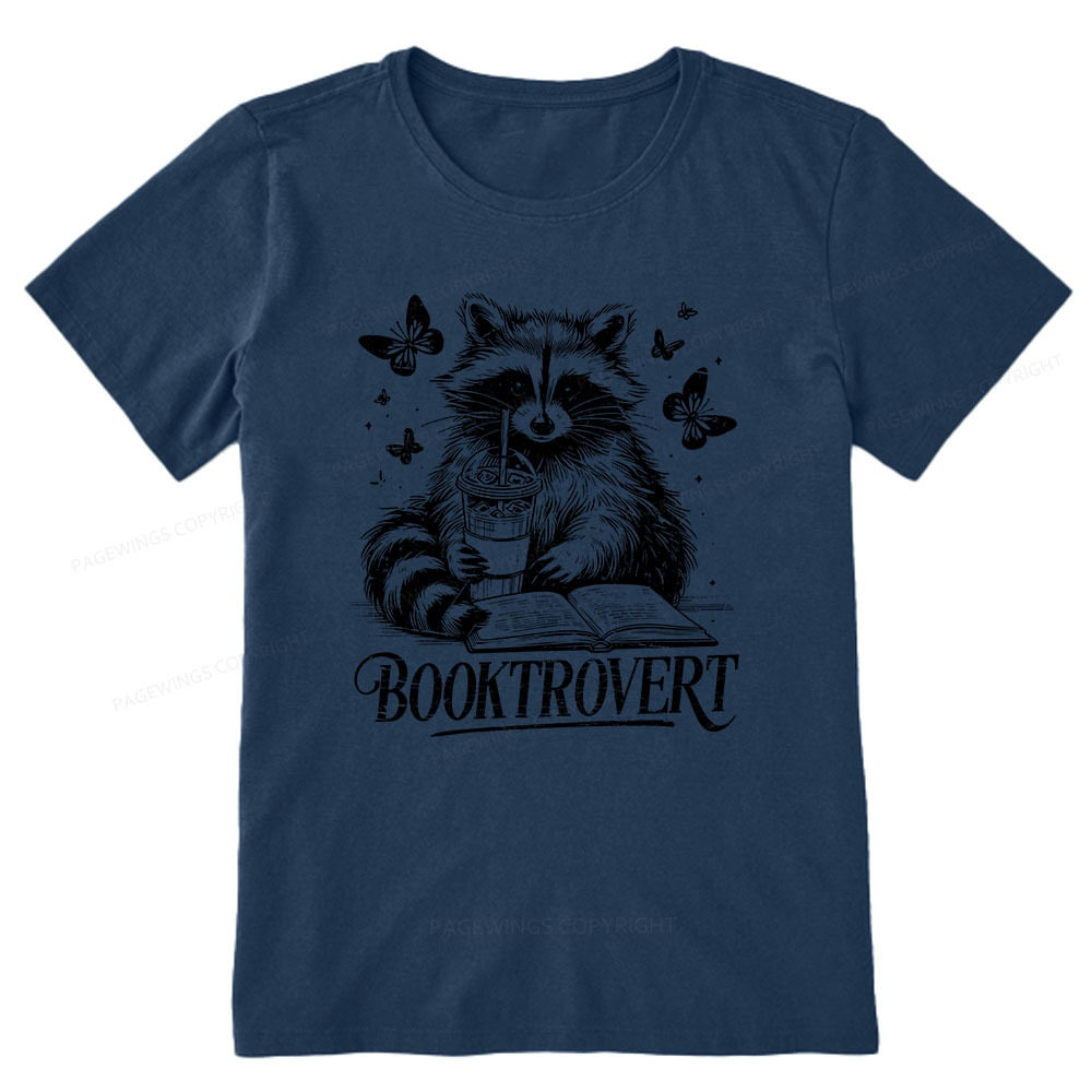Pagewings Raccoon BookTrovert Unisex Classic T-shirt