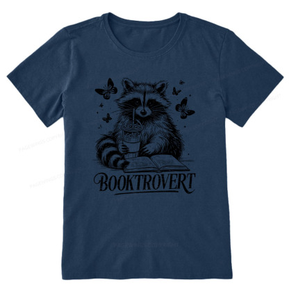Pagewings Raccoon BookTrovert Unisex Classic T-shirt