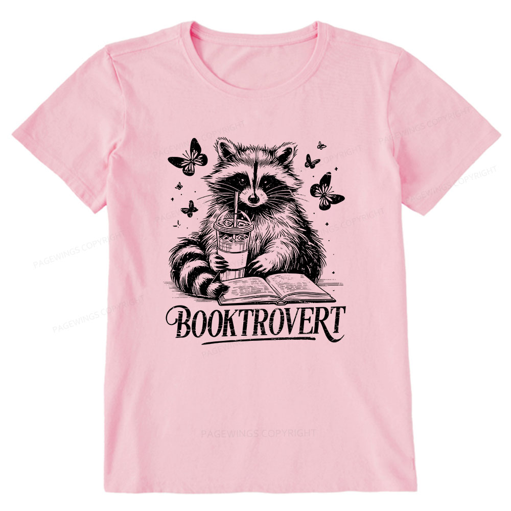 Pagewings Raccoon BookTrovert Unisex Classic T-shirt