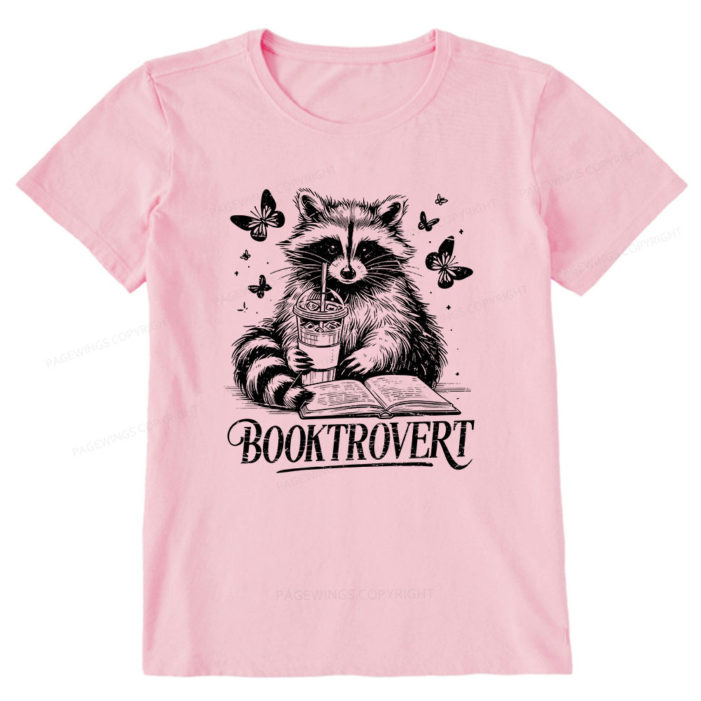 Pagewings Raccoon BookTrovert Unisex Classic T-shirt