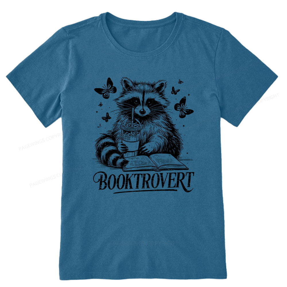 Pagewings Raccoon BookTrovert Unisex Classic T-shirt