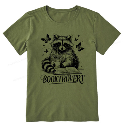 Pagewings Raccoon BookTrovert Unisex Classic T-shirt