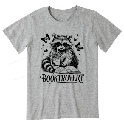 Pagewings Raccoon BookTrovert Unisex Classic T-shirt