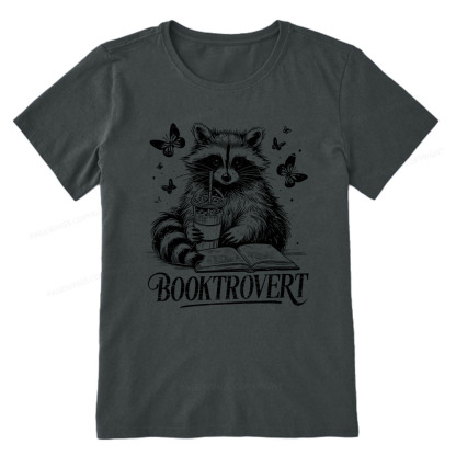 Pagewings Raccoon BookTrovert Unisex Classic T-shirt