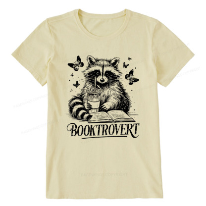 Pagewings Raccoon BookTrovert Unisex Classic T-shirt