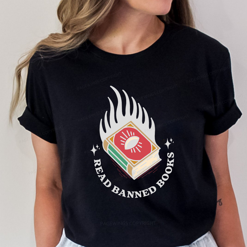 Pagewings Read Banned Books Unisex Classic T-shirt
