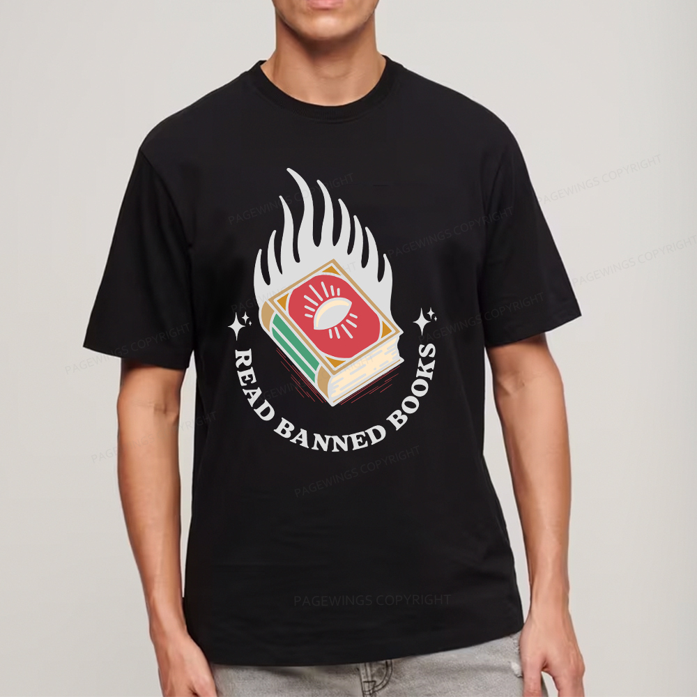 Pagewings Read Banned Books Unisex Classic T-shirt