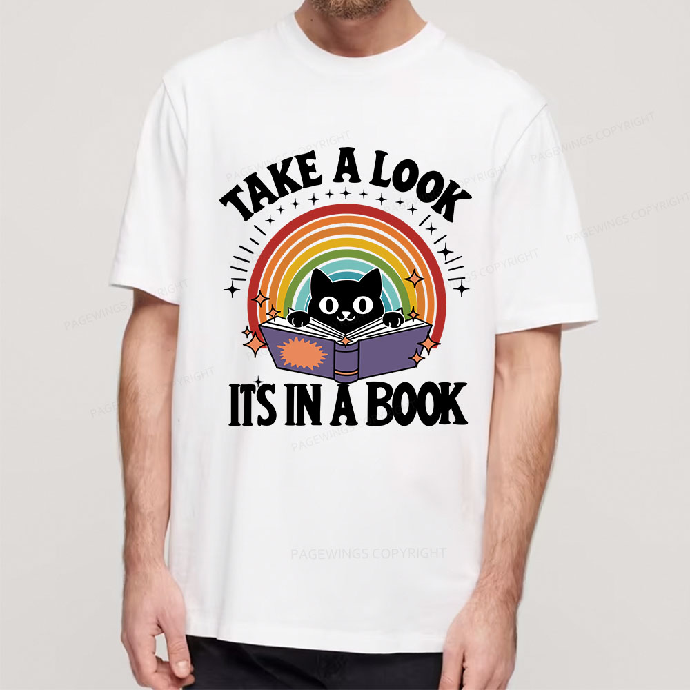 Pagewings Take A Look Its In A Book Unisex Classic T-shirt