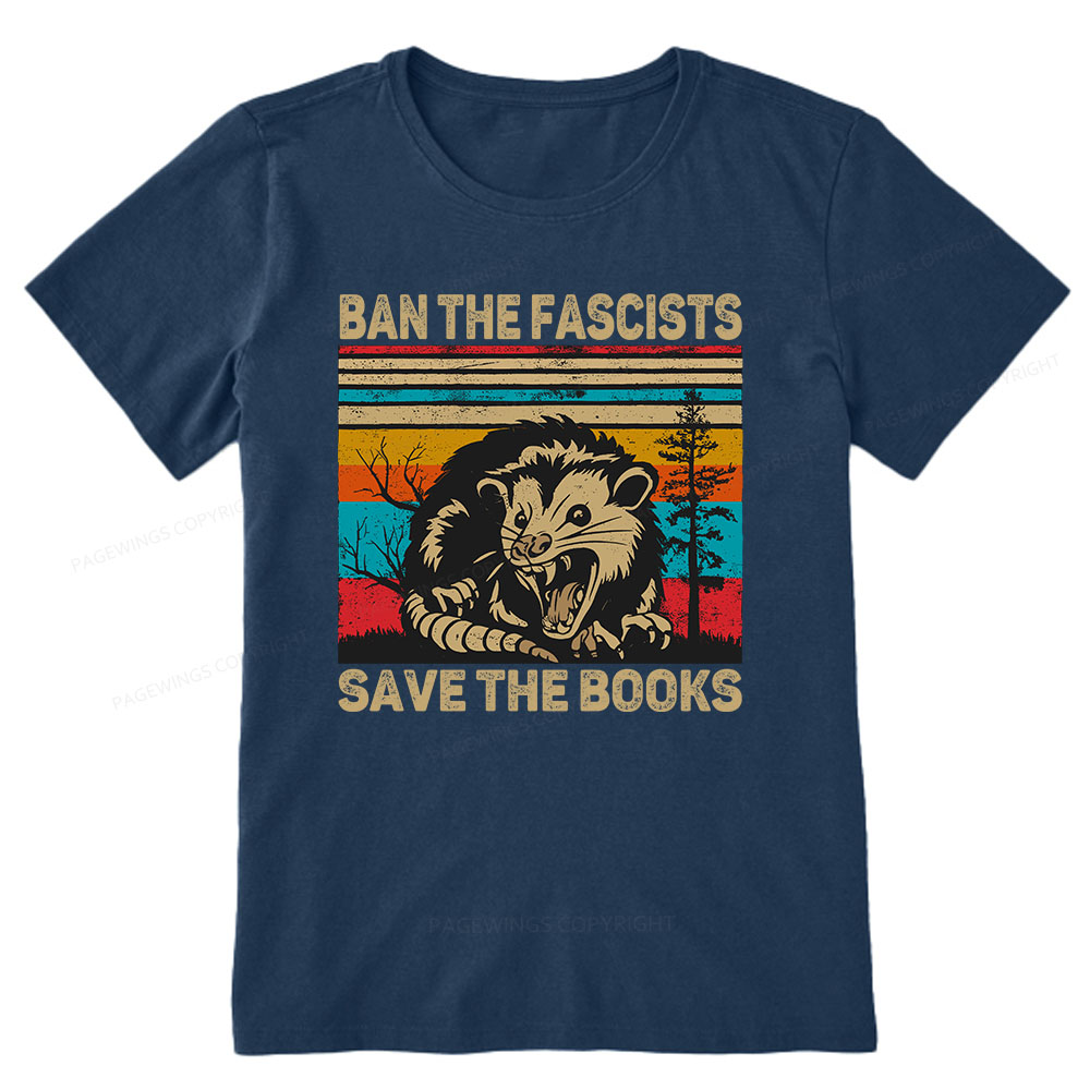 Pagewings Ban The Fascists  Save The Books Unisex Classic T-shirt