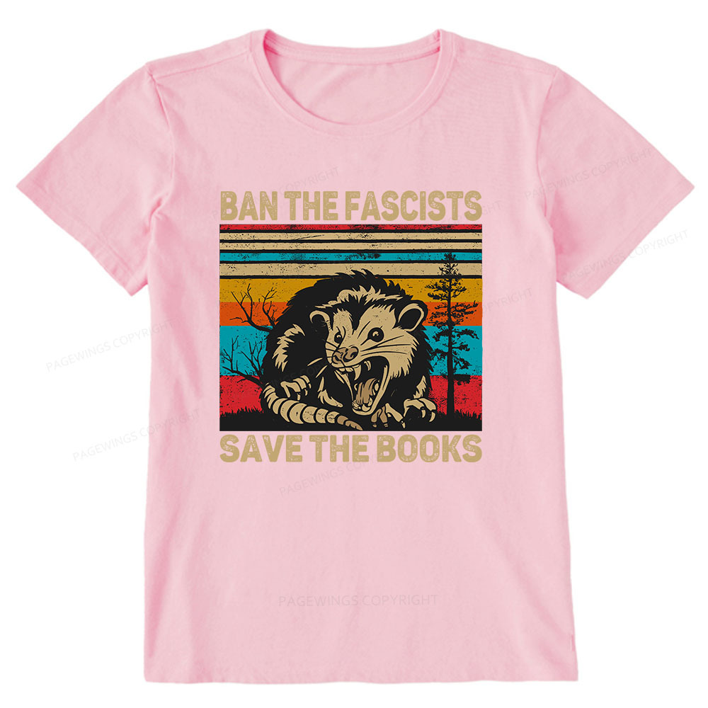 Pagewings Ban The Fascists  Save The Books Unisex Classic T-shirt